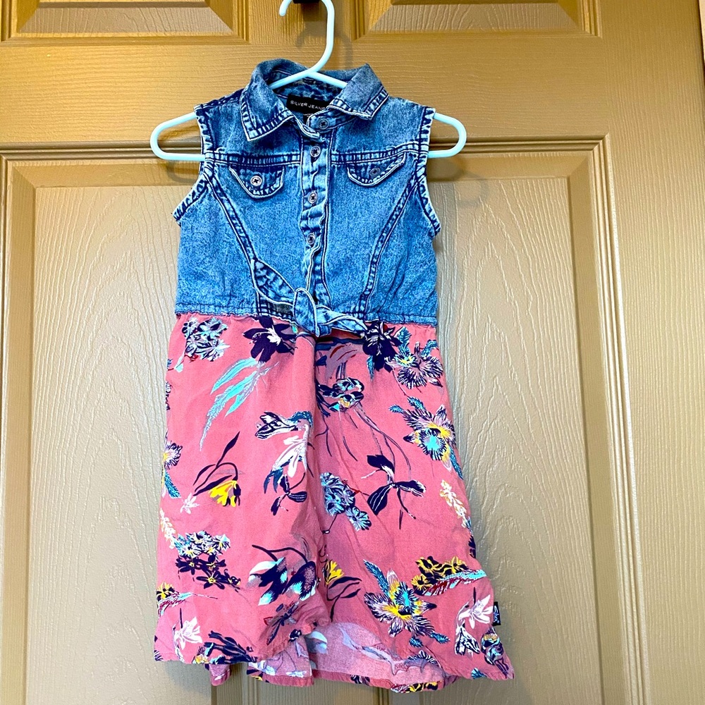 Girl’s size 4 Silver Dress